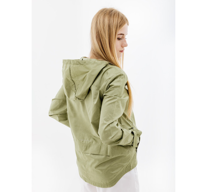 Жіноча Куртка Nike W NK ESSENTIAL JACKET Хакі L (7dCU3217-386 L)