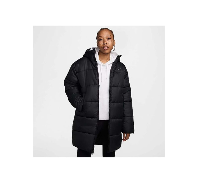 Жіноча Куртка Nike W NSW TF SNFL NK CLSC PRKA Чорний L (7dFZ5903-010 L)
