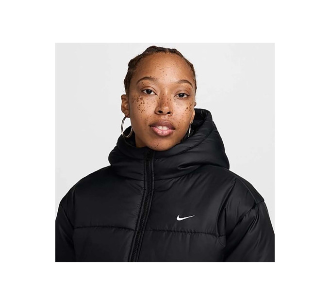 Жіноча Куртка Nike W NSW TF SNFL NK CLSC PRKA Чорний L (7dFZ5903-010 L)