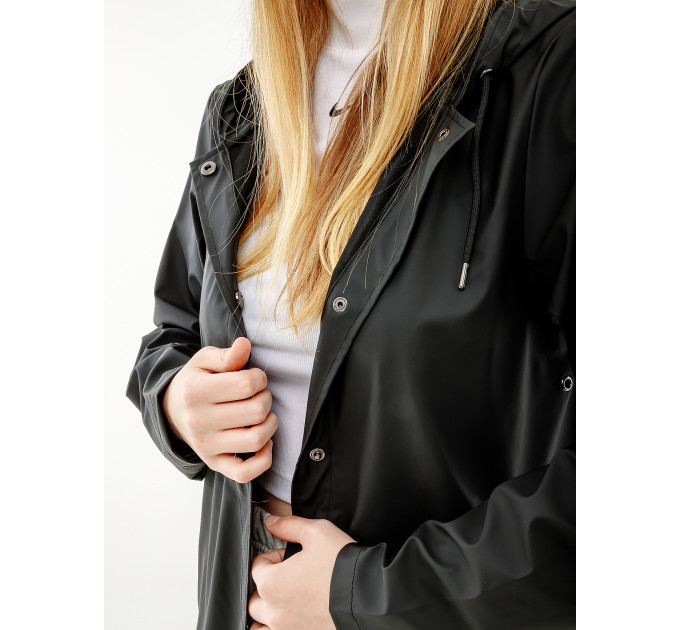Жіноча Куртка Rains Jackets Чорний S-M (7d1834-Black S-M)