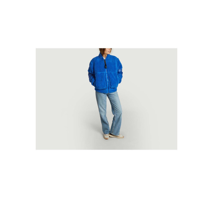 Жіноча Куртка Rains Kofu Fleece Bomber Jacket T1 Синій M (7d18450-13 M)