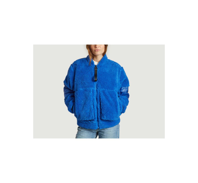 Жіноча Куртка Rains Kofu Fleece Bomber Jacket T1 Синій M (7d18450-13 M)