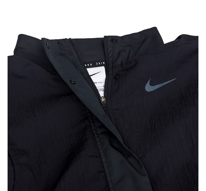 Жіноча Куртка Nike W NK TF RUN DVN JACKET Чорний S (DX0325-010)