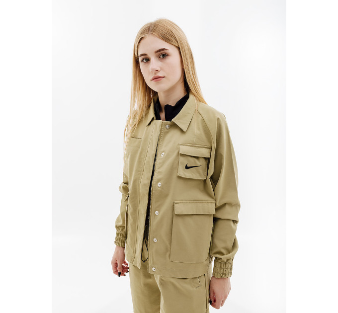 Жіноча Куртка Nike W NSW SWSH JKT WVN Бежевий XS (7dFD1130-276 XS)