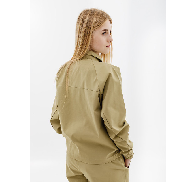 Жіноча Куртка Nike W NSW SWSH JKT WVN Бежевий XS (7dFD1130-276 XS)