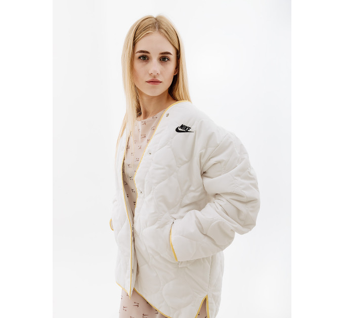 Жіноча Куртка Nike W NSW JACKET SU Бежевий M (7dFD4239-030 M)