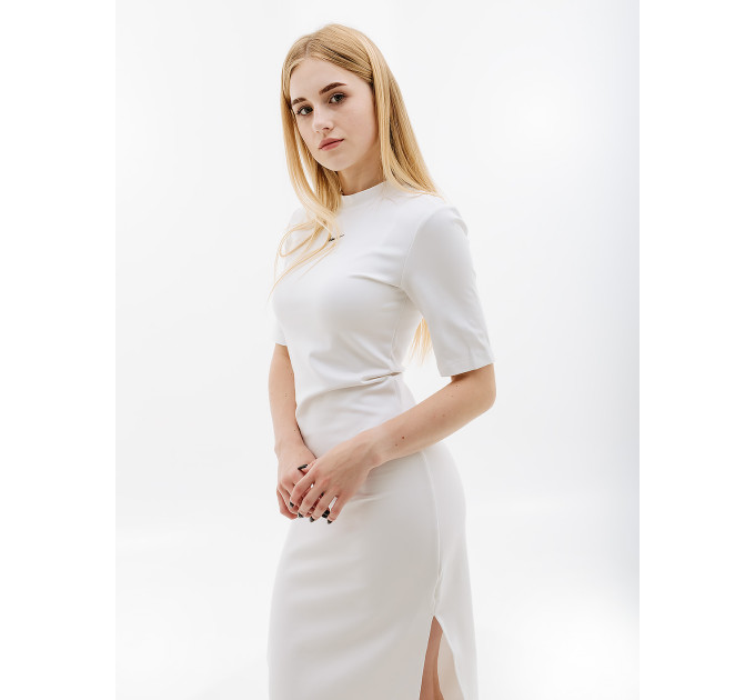 Жіноче Сукня Nike W NSW ESSNTL MIDI DRESS Білий M (7dDV7878-100 M)