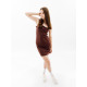 Жіноче Сукня Nike W NSW EVRDY MOD AYSM TNK DRSS Бордовий S (7dDV7934-227 S)