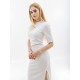 Жіноче Сукня Nike W NSW ESSNTL MIDI DRESS Білий XS (7dDV7878-100 XS)