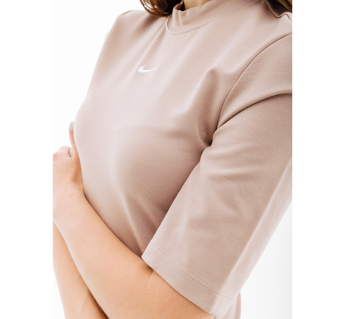 Жіноче Сукня Nike W NSW ESSNTL MIDI DRESS Бежевий M (7dDV7878-272 M)
