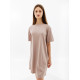 Жіноче Сукня Nike W NSW ESSNTL SS DRESS TSHRT Бежевий L (7dDV7882-272 L)