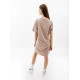 Жіноче Сукня Nike W NSW ESSNTL SS DRESS TSHRT Бежевий L (7dDV7882-272 L)