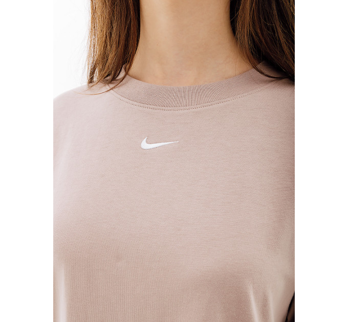 Жіноче Сукня Nike W NSW ESSNTL SS DRESS TSHRT Бежевий L (7dDV7882-272 L)