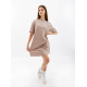 Жіноче Сукня Nike W NSW ESSNTL SS DRESS TSHRT Бежевий L (7dDV7882-272 L)