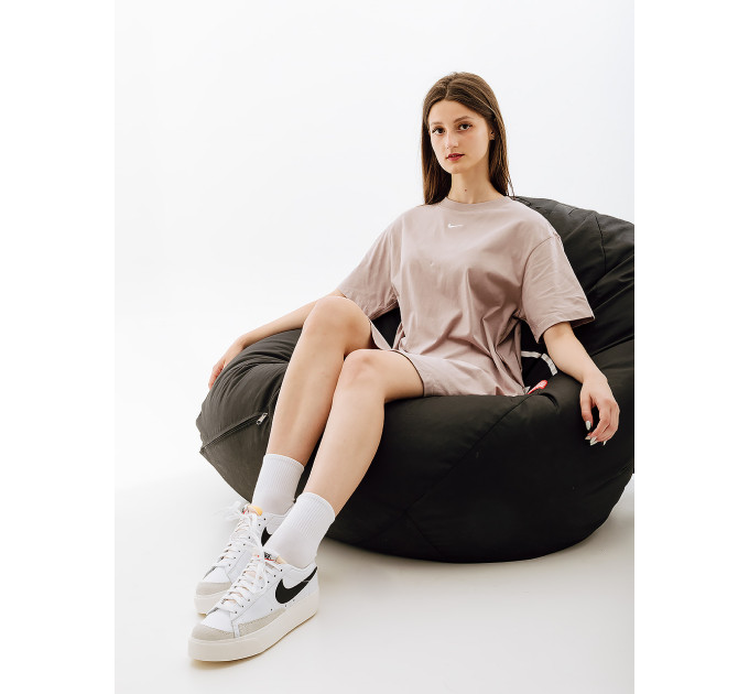 Жіноче Сукня Nike W NSW ESSNTL SS DRESS TSHRT Бежевий L (7dDV7882-272 L)