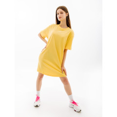 Жіноче Сукня Nike W NSW ESSNTL SS DRESS TSHRT Жовтий L (7dDV7882-795 L)
