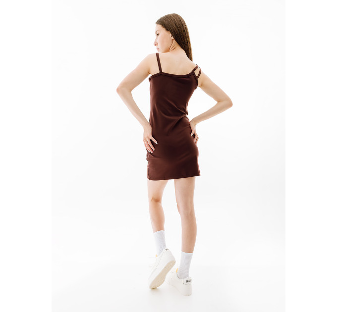 Жіноче Сукня Nike W NSW EVRDY MOD AYSM TNK DRSS Бордовий M (7dDV7934-227 M)