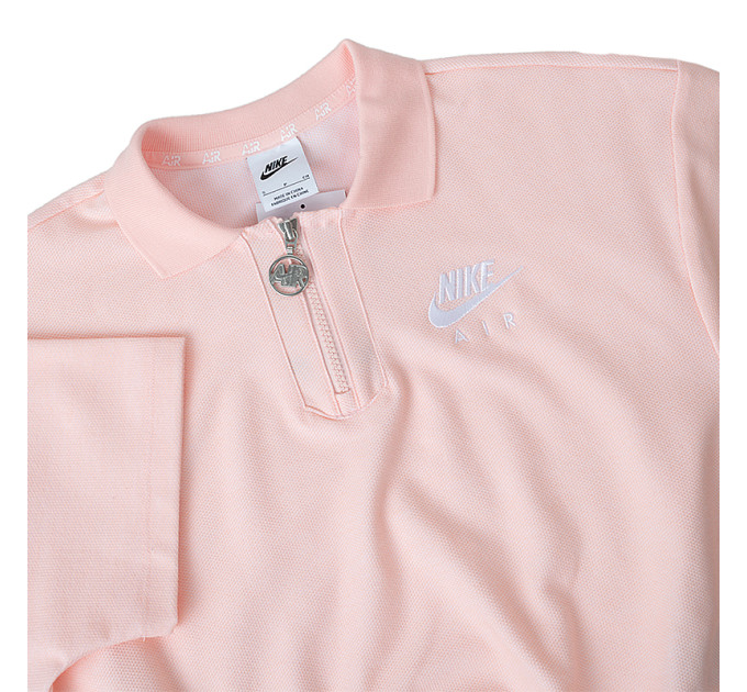 Жіноча Футболка Nike W NSW AIR PIQUE POLO Помаранчевий M (DM6464-610 M)