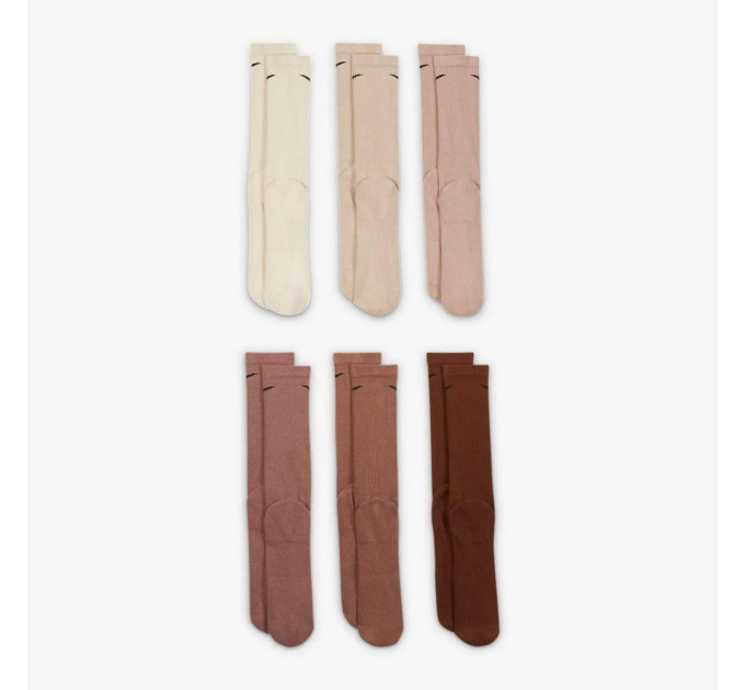 Жіночі Шкарпетки Nike Everyday Plus Cushioned Різнокольоровий 34-38 (7dSX6897-904 34-38)