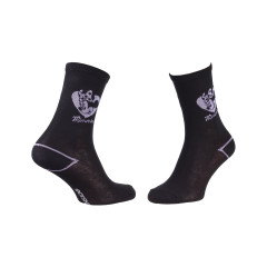 Шкарпетки Disney Minnie Clear Minnie Head In Heart 1-pack 35-41 black/purple 13843651-4