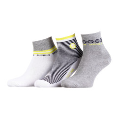 Шкарпетки Sergio Tacchini 3-pack 36-41 white/gray 13150194-1 Шкарпетки Sergio Tacchini 3-pack 36-41 white/gray 13150194-1