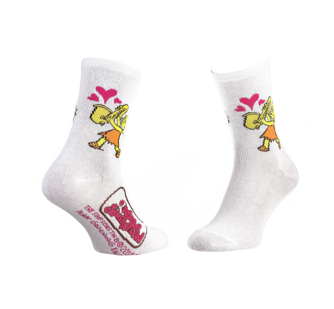 Шкарпетки The Simpsons Lisa And Saxo 1-pack 35-41 white 13057681-2