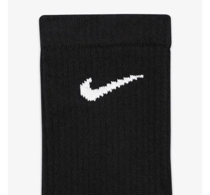 Жіночі Шкарпетки Nike U NK EVRY PLUS CUSH CREW 3PR Чорний 38-42 (7dSX6888-010 38-42)