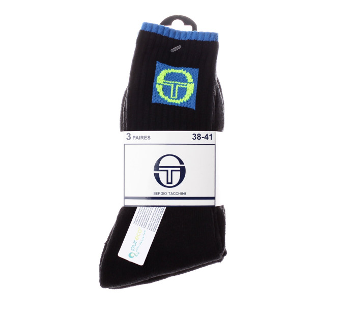 Шкарпетки Sergio Tacchini 3-pack 35-37 black 13520106-1
