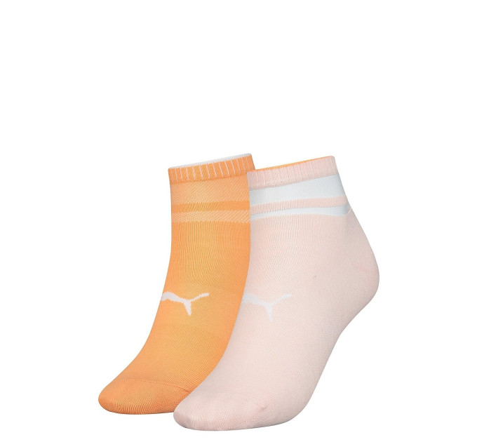 Шкарпетки Puma Women's Short Structure 2-pack 39-42 light oragne/pink 103002001-010