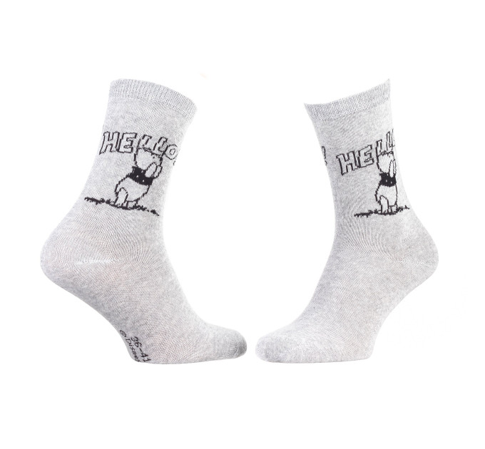 Шкарпетки Disney Winnie L Ourson Winnie Hello Total 1-pack 36-41 gray 13896420-8