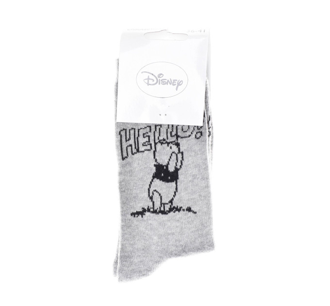Шкарпетки Disney Winnie L Ourson Winnie Hello Total 1-pack 36-41 gray 13896420-8