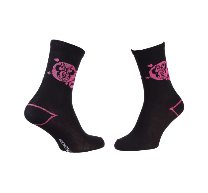 Шкарпетки Disney Minnie Head Of Minnie In Circle 1-pack 35-41 black/pink 13843651-5