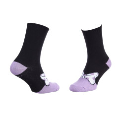 Шкарпетки Disney Minnie Light Knot 1-pack 36-41 black/purple 13893120-1 Шкарпетки Disney Minnie Light Knot 1-pack 36-41 black/purple 13893120-1