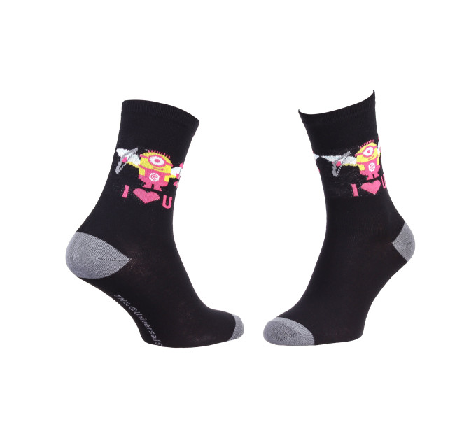 Шкарпетки Minions Minion Wings Arrows 1-pack 36-41 black 13890131-5