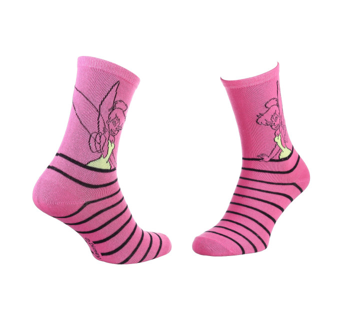 Шкарпетки Disney Fees Bells La Fee Stripes 1-pack 36-41 pink 13890152-2