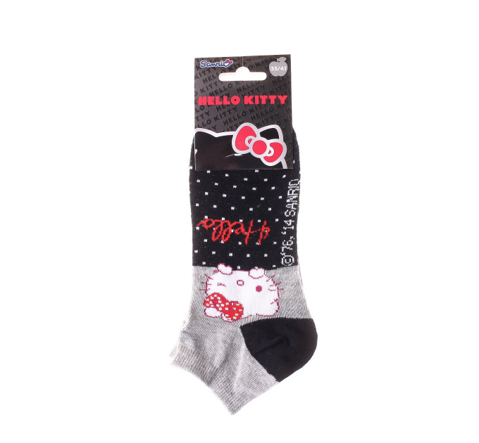 Шкарпетки Hello Kitty Tete Hk Pois 1-pack 35-41 gray/black 13890712-7