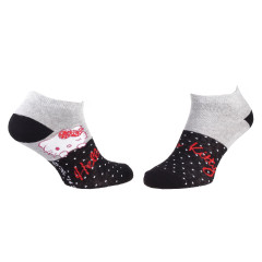 Шкарпетки Hello Kitty Tete Hk Pois 1-pack 35-41 gray/black 13890712-7