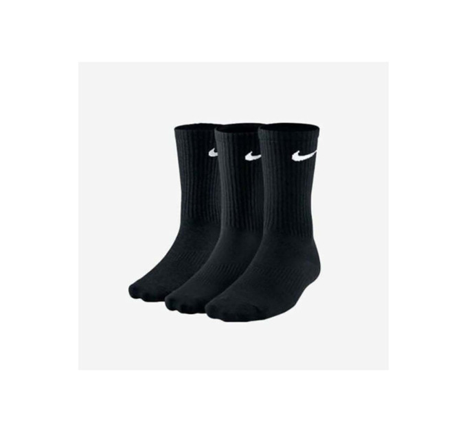 Жіночі Шкарпетки Nike U NK LTWT CRW 3PR Чорний 38-42 (7dSX4704-0010 38-42)