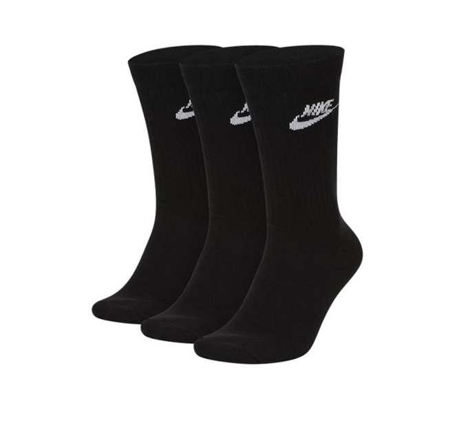 Жіночі Шкарпетки Nike U NS EVER DA ESSENTIAL CR Чорний 34-38 (7dDX5025-010 34-38)
