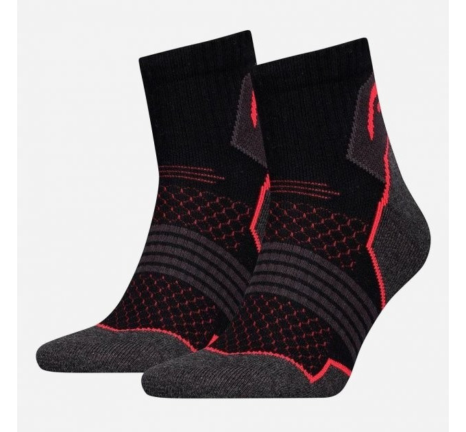 Шкарпетки Head HIKING QUARTER 2P UNISEX чорний, червоний 35-38 (701219909-002 35-38) Шкарпетки Head HIKING QUARTER 2P UNISEX чорний, червоний 35-38 (701219909-002 35-38)
