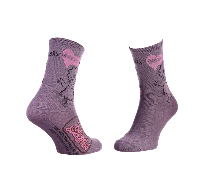 Шкарпетки The Simpsons Lisa I Love Music 1-pack 35-41 pale purple 13057681-4