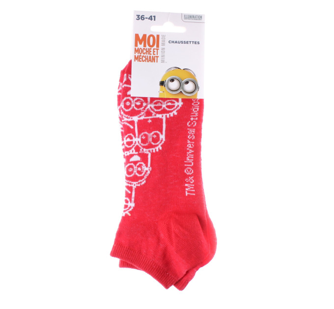 Шкарпетки Minions Multiple Minions Minions 1-pack 36-41 red 13894812-6