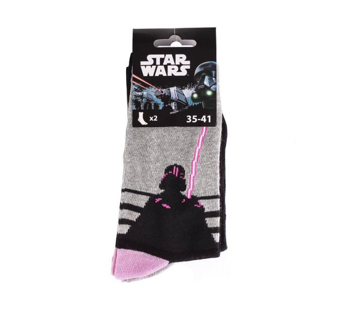Шкарпетки Star Wars Star Wars Star Wars 2P 1-pack 35-41 black 13896920-2