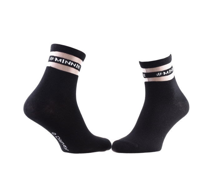 Шкарпетки Disney Minnie Writing Minnie 1-pack 36-41 black 13892159-2