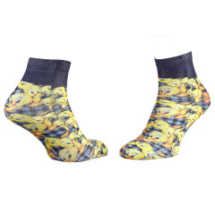 Шкарпетки Looney Tunes Fond Pied De Poule 1-pack 36-41 yellow/blue 17890935-3