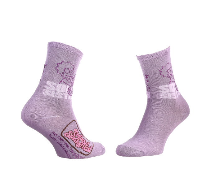 Шкарпетки The Simpsons Lisa Soul Sister 1-pack 35-41 light purple 13057681-5 Шкарпетки The Simpsons Lisa Soul Sister 1-pack 35-41 light purple 13057681-5