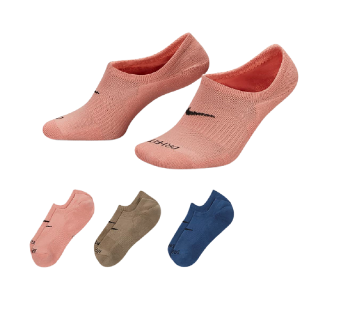 Шкарпетки Nike U NK EVERYDAY PLUS CUSH FOOTIE - DH5463-995