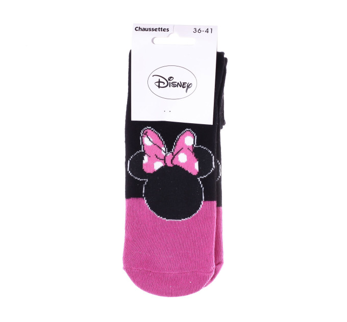 Шкарпетки Disney Minnie Contour Head Bow 1-pack 36-41 black/pink 13893120-8