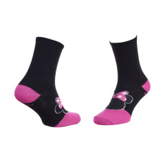 Шкарпетки Disney Minnie Contour Head Bow 1-pack 36-41 black/pink 13893120-8 Шкарпетки Disney Minnie Contour Head Bow 1-pack 36-41 black/pink 13893120-8