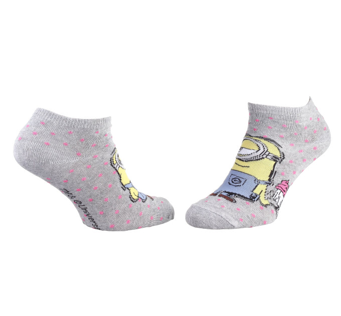 Шкарпетки Minions Minions All Over Dots 1-pack 36-41 gray 13894812-7